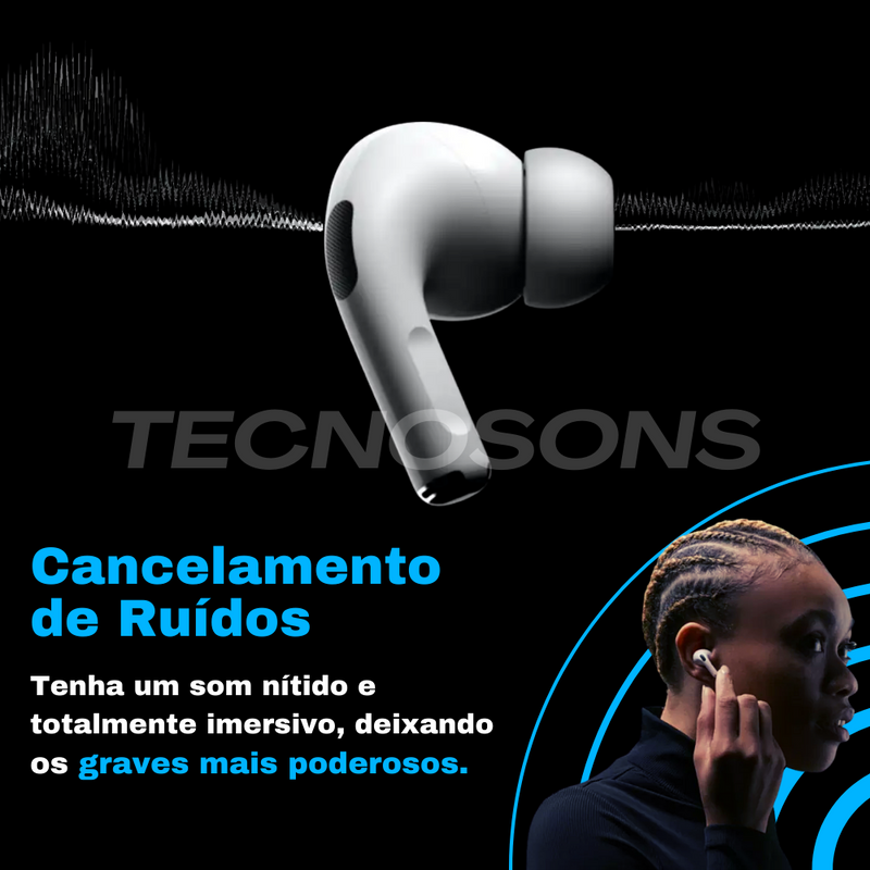 Fone AirPods Pro 2™ + Brinde Exclusivo