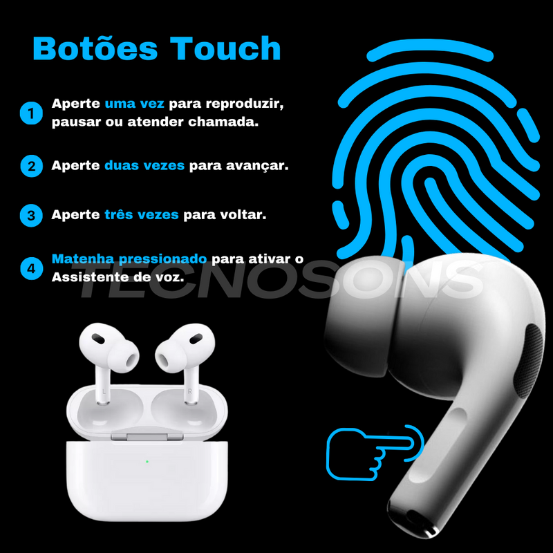 Fone AirPods Pro 2™ + Brinde Exclusivo