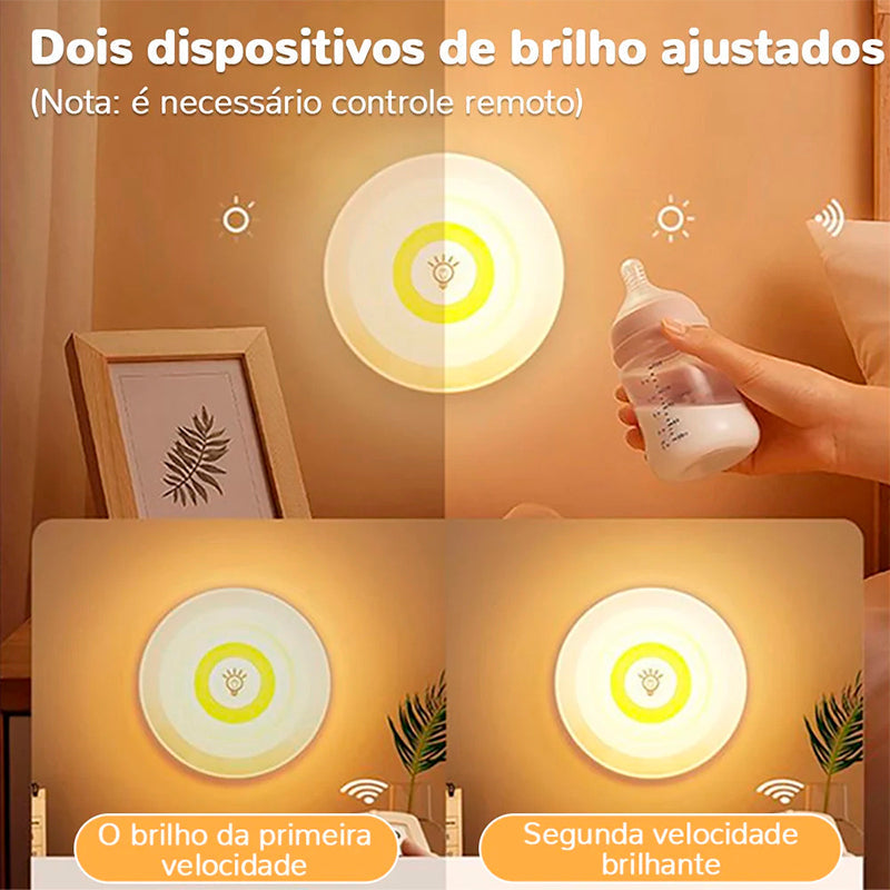 Kit de 3 Lâmpadas de LED Sem Fio (Wi-Fi )