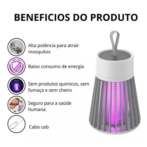 Luminária Led Mosquiteiro